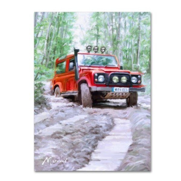 The Macneil Studio 'Tough Terrain' Canvas Art, 18x24, Trademark Fine Art, Mfr#: ALI9124-C1824GG